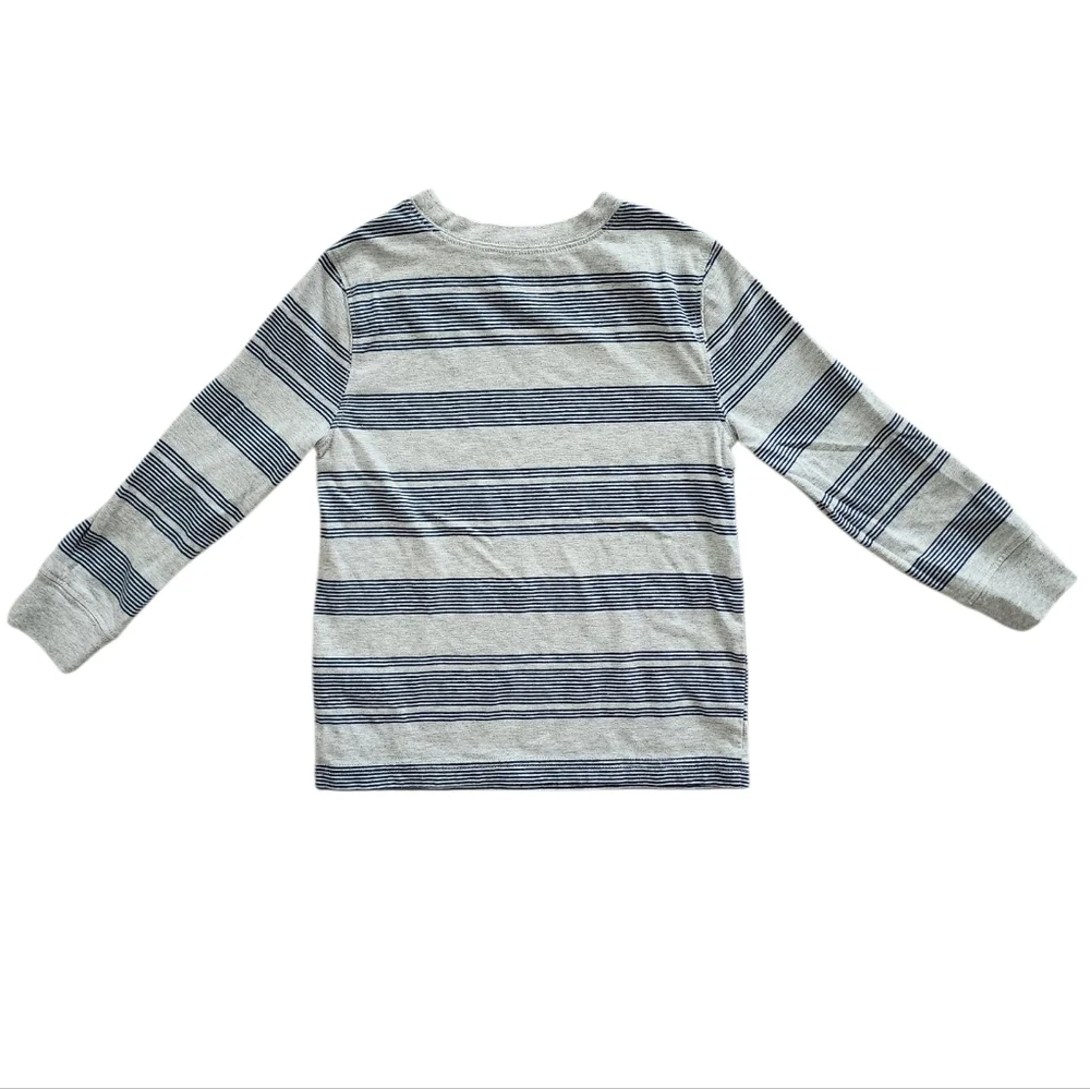 Carter's Boys Long Sleeve Striped Shirts Set of 2 - Size XS (4-5)